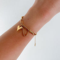 Chained Heart Bracelet - LAST CHANCE!