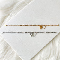 Chained Heart Bracelet - LAST CHANCE!