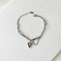 Chained Heart Bracelet - LAST CHANCE!