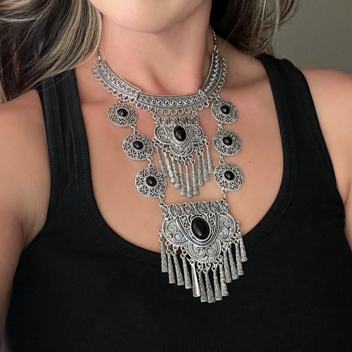 Ara Boho Statement Necklace - 3 Colors!