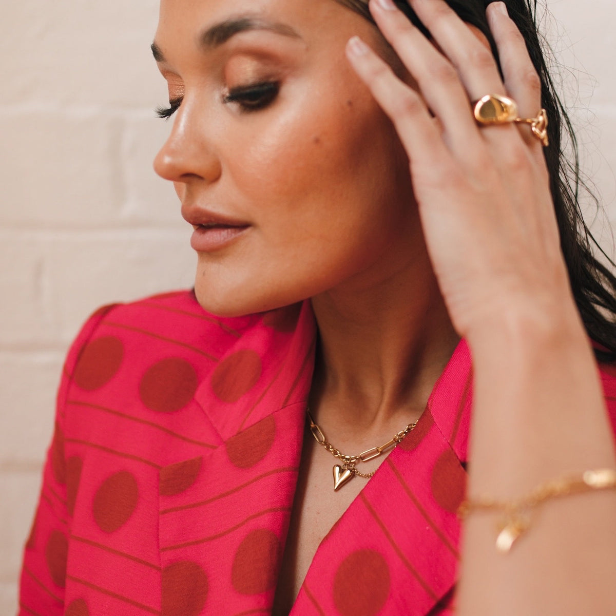 Chained Heart Necklace - LAST CHANCE!