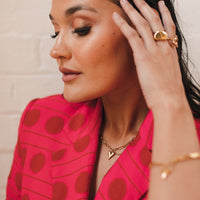 Chained Heart Necklace - LAST CHANCE!