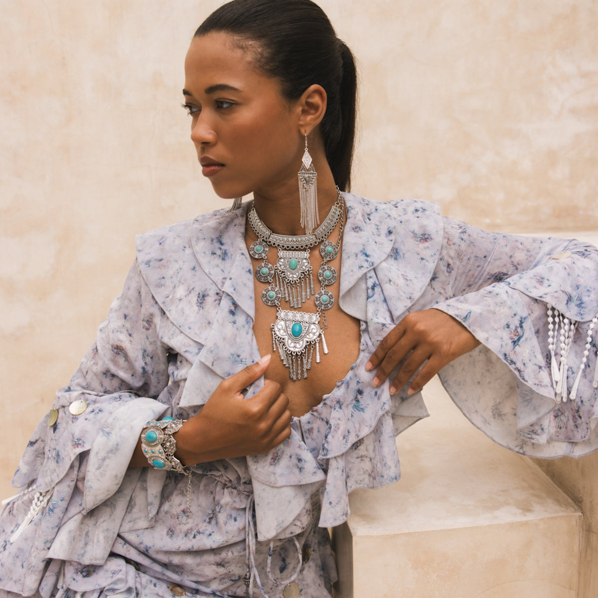 Ara Boho Statement Necklace - 3 Colors!