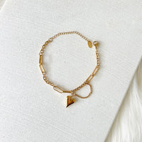 Chained Heart Bracelet - LAST CHANCE!