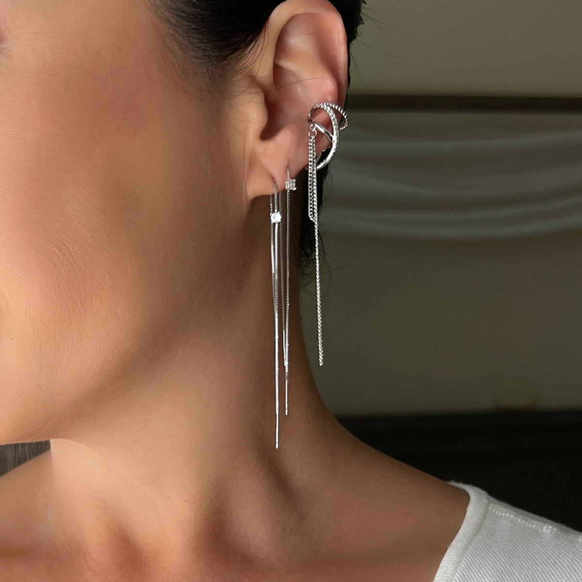 Alondra Threader Earrings