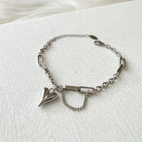 Chained Heart Bracelet - LAST CHANCE!
