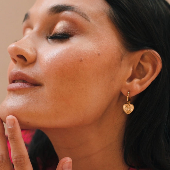 Treasured Heart Earrings - LAST CHANCE!