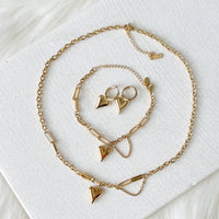 Chained Heart Necklace - LAST CHANCE!