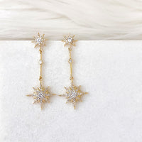 North Star Drop Earrings