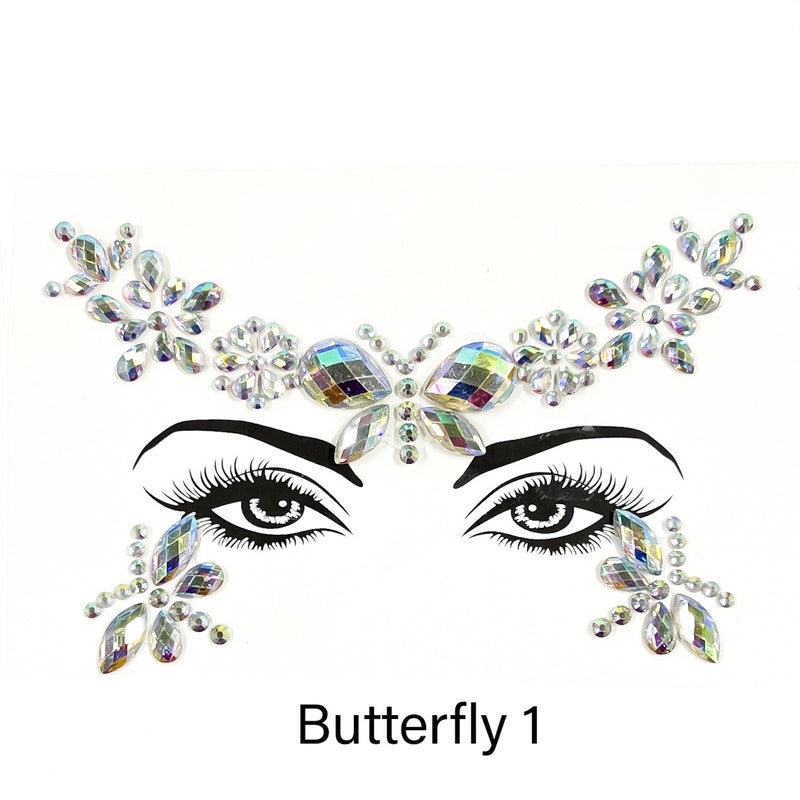 Butterflies and Stars Face Jewels - 5 Designs! – The Songbird