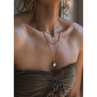 Three Layer Necklace - Stainless Steel - The Songbird Collection