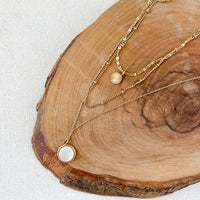 Three Layer Necklace - Stainless Steel - The Songbird Collection