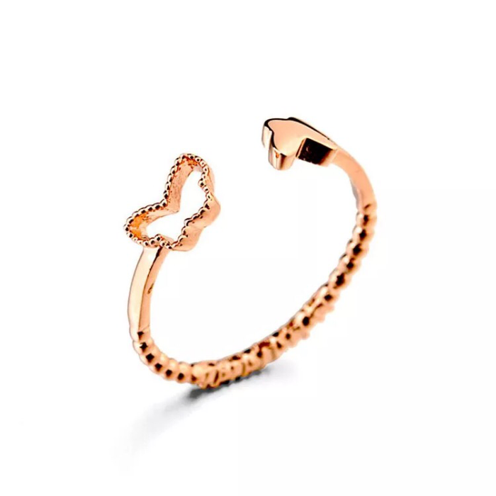 Le Papillon Double Sided Ring - The Songbird Collection