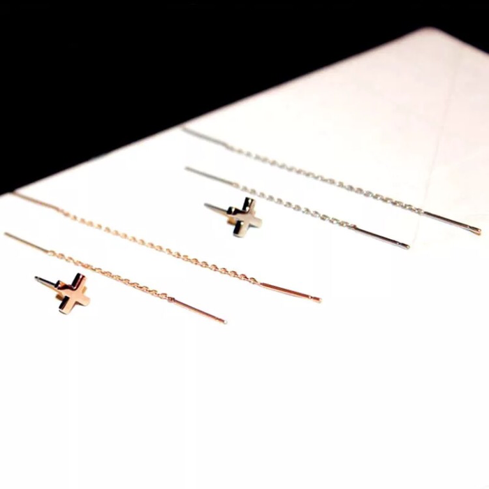 Chains and Cross 3 Piece Earring Set - LAST CHANCE! - The Songbird Collection