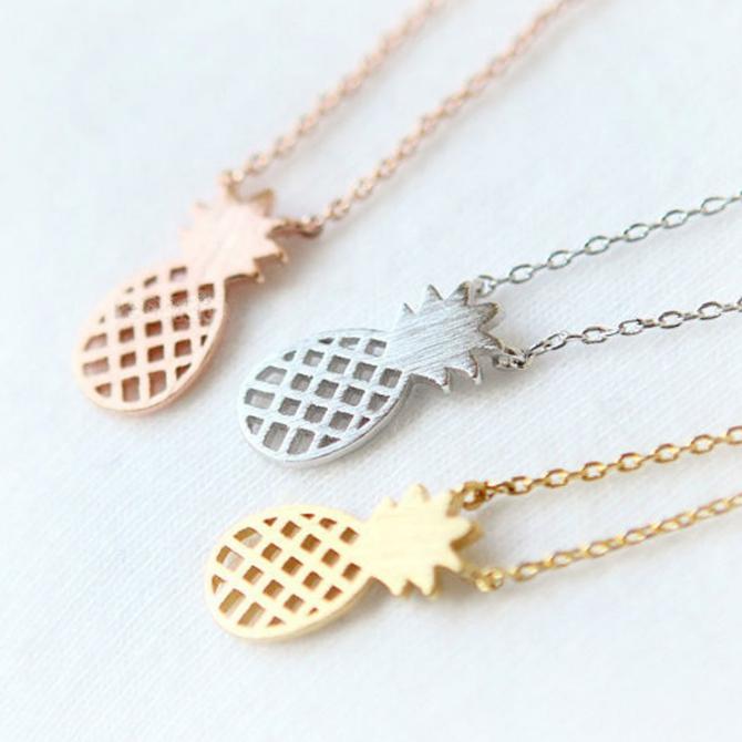 Hawaiian Pineapple Necklace - LAST CHANCE - Fan Fave - The Songbird Collection