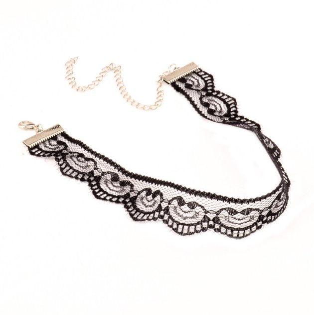 Belle Lace Choker - Black & White LOW STOCK!! - The Songbird Collection