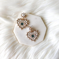 Eye + Heart Earrings-Earrings-The Songbird Collection