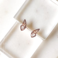 Mini Butterfly Stud Earrings - in 925 Silver too!-Earrings-The Songbird Collection
