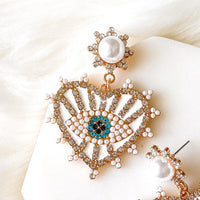 Eye + Heart Earrings-Earrings-The Songbird Collection