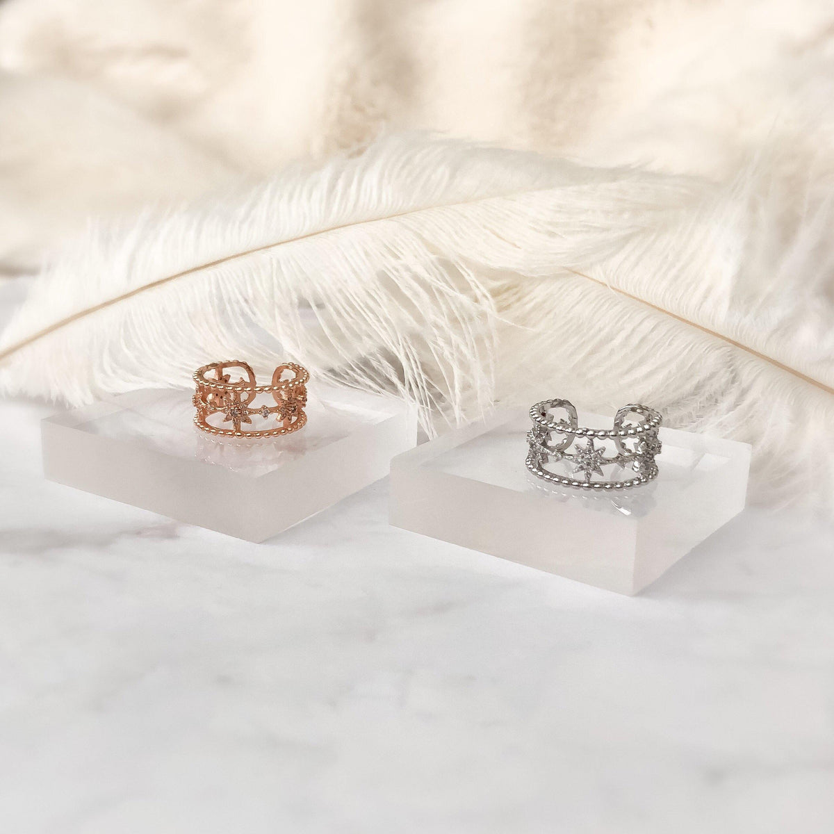 Starlight Ring - Now in Rose Gold too! LOW STOCK! - The Songbird Collection