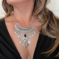 Talia Boho Statement Necklace-Necklaces-The Songbird Collection