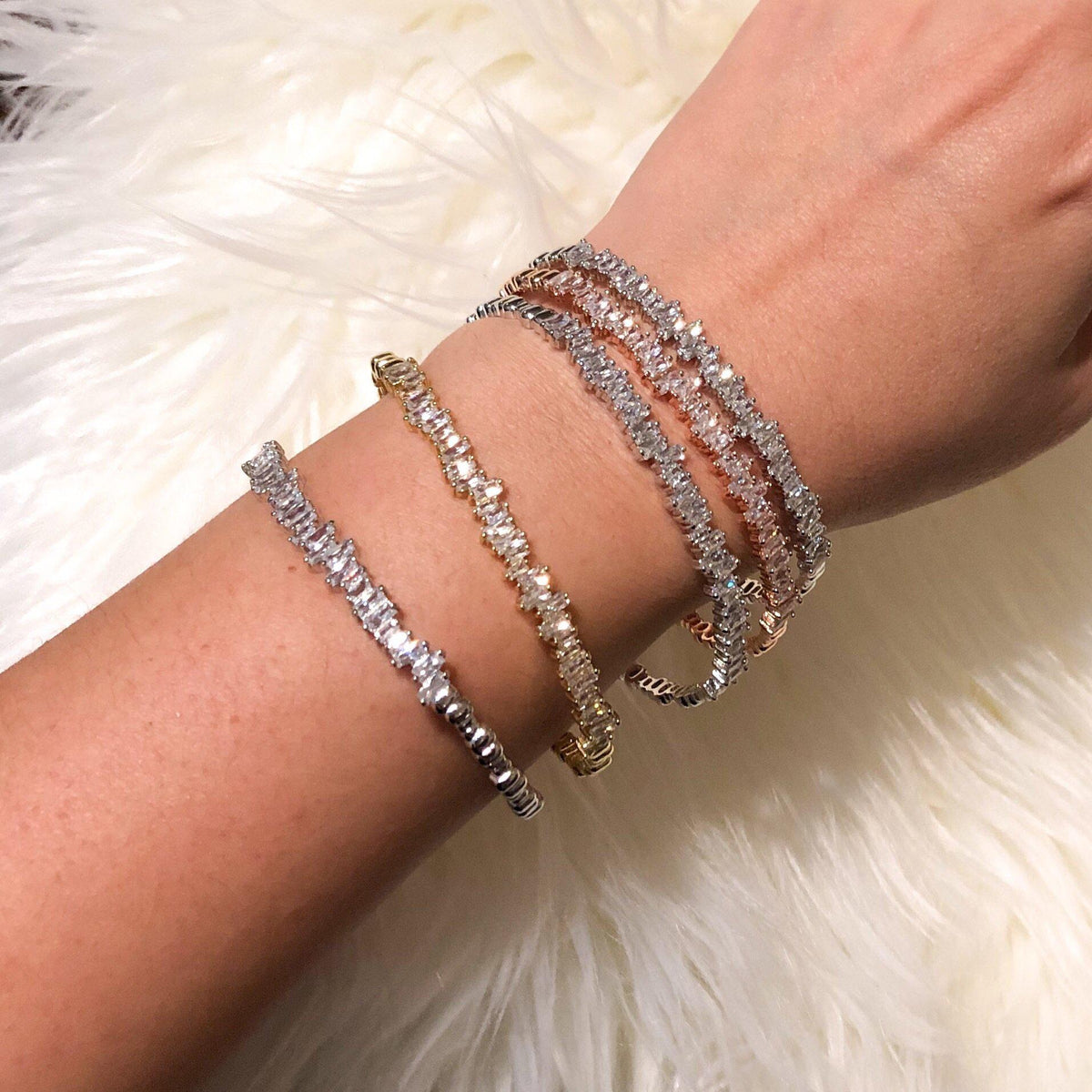 Esra Open Bangle - LOW STOCK! - The Songbird Collection