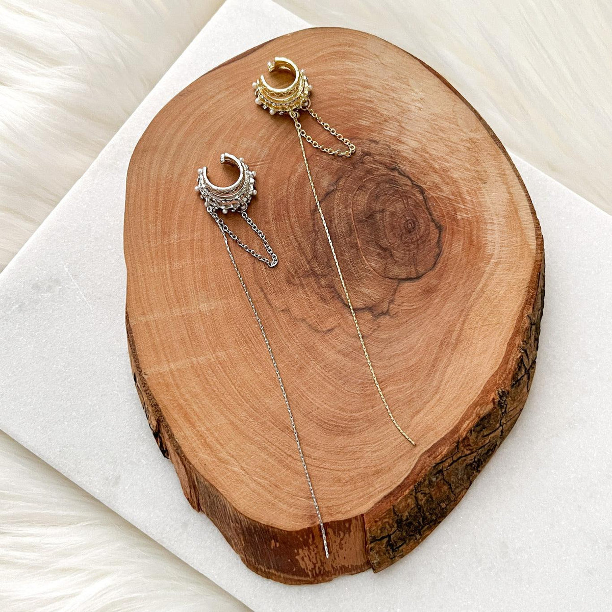 Cara Ear Cuff-Earrings-The Songbird Collection