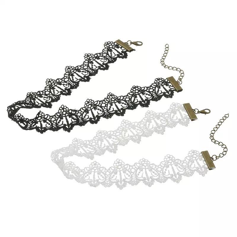 Snow White Lace Choker - LOW STOCK! - The Songbird Collection