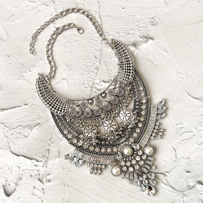 Calypso Maxi Statement Necklace-Necklaces-The Songbird Collection