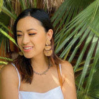 Bellini Raffia Statement Earrings - The Songbird Collection