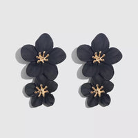 Hibiscus Flower Drop Earrings - 16 Colors LOW STOCK!! - The Songbird Collection