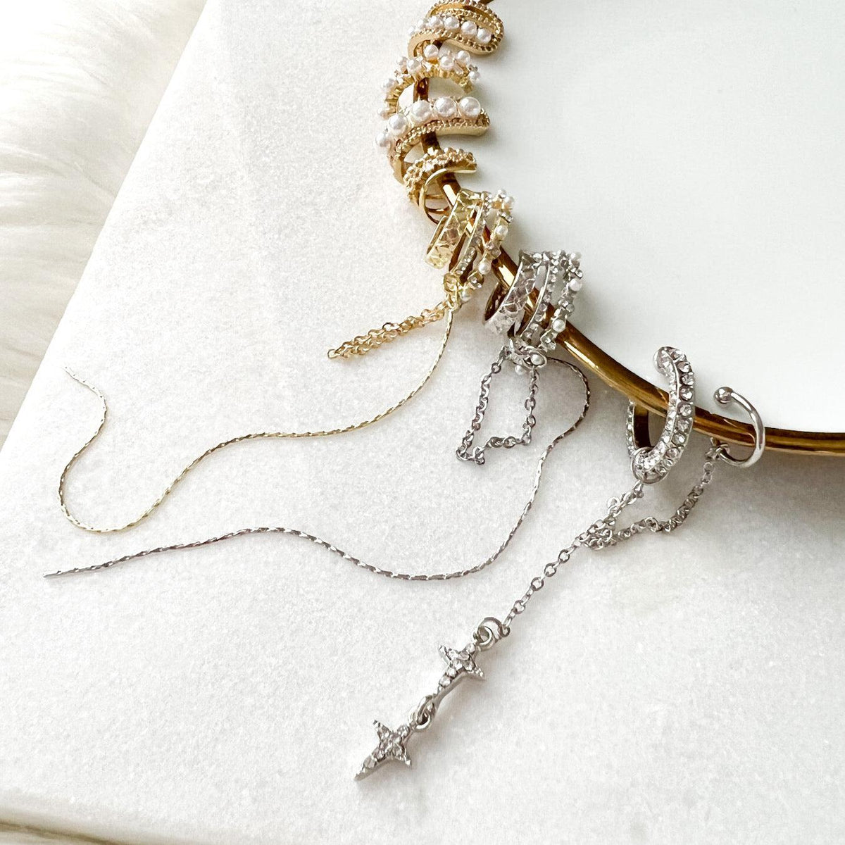 Cara Ear Cuff-Earrings-The Songbird Collection