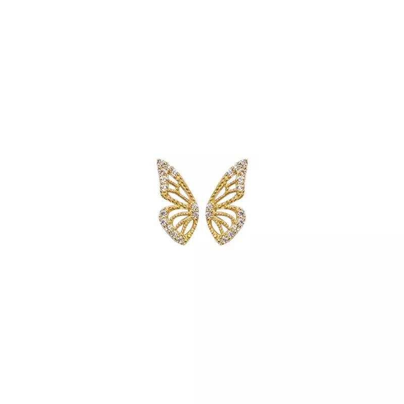 Mini Butterfly Stud Earrings - in 925 Silver too!-Earrings-The Songbird Collection