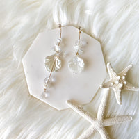 Sea Shore Breeze Asymmetric Earrings - The Songbird Collection