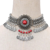 Boho Flower Statement Choker - 4 Colors-Necklaces-The Songbird Collection
