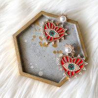 Eye + Heart Earrings-Earrings-The Songbird Collection