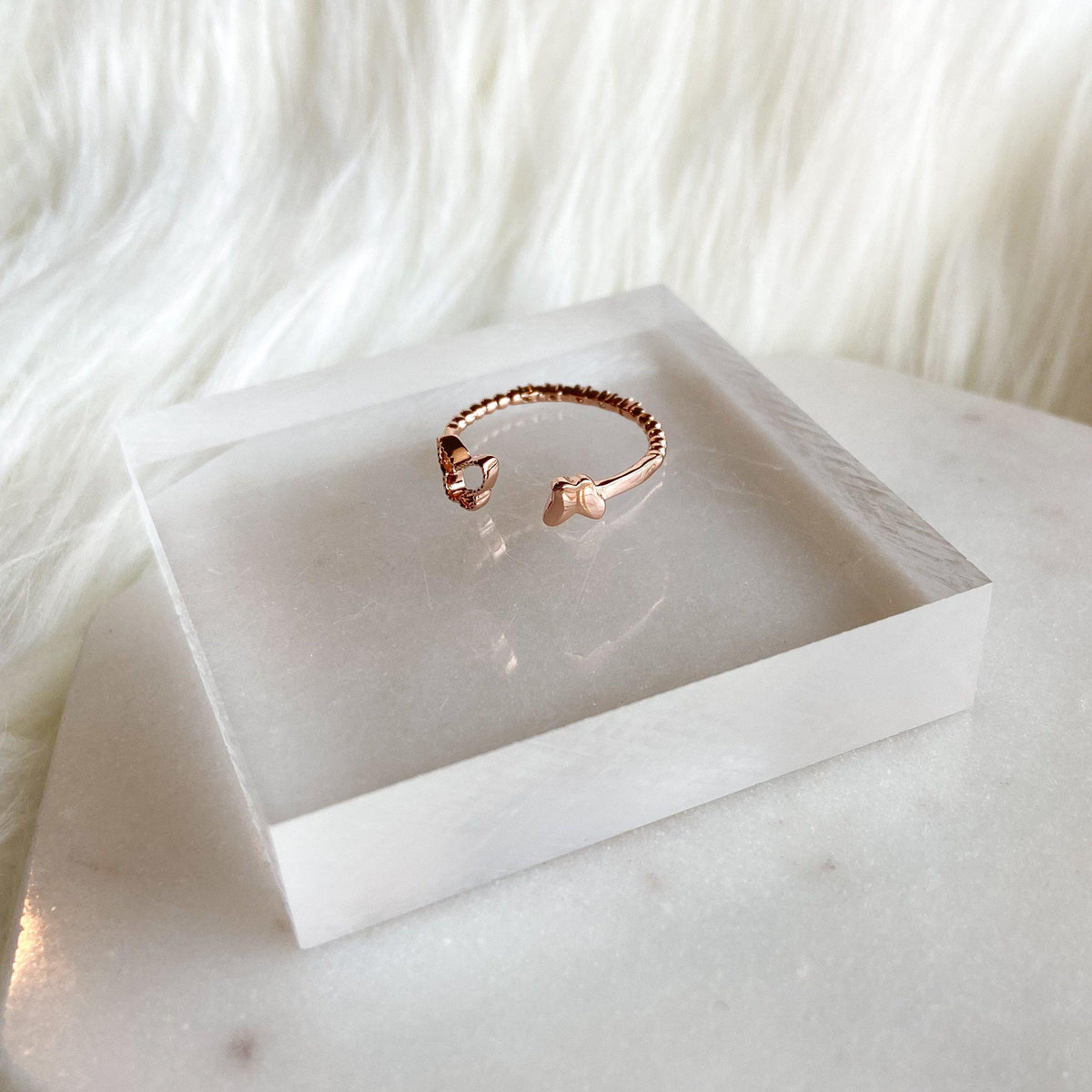 Le Papillon Double Sided Ring - The Songbird Collection