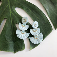 Bellini Raffia Statement Earrings - 10 Colors LOW STOCK! - The Songbird Collection
