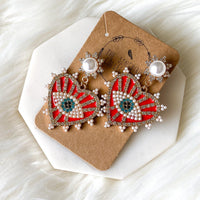 Eye + Heart Earrings-Earrings-The Songbird Collection