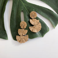 Bellini Raffia Statement Earrings - 10 Colors LOW STOCK! - The Songbird Collection