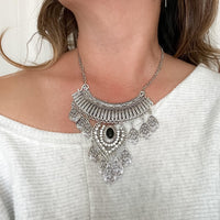 Talia Boho Statement Necklace-Necklaces-The Songbird Collection
