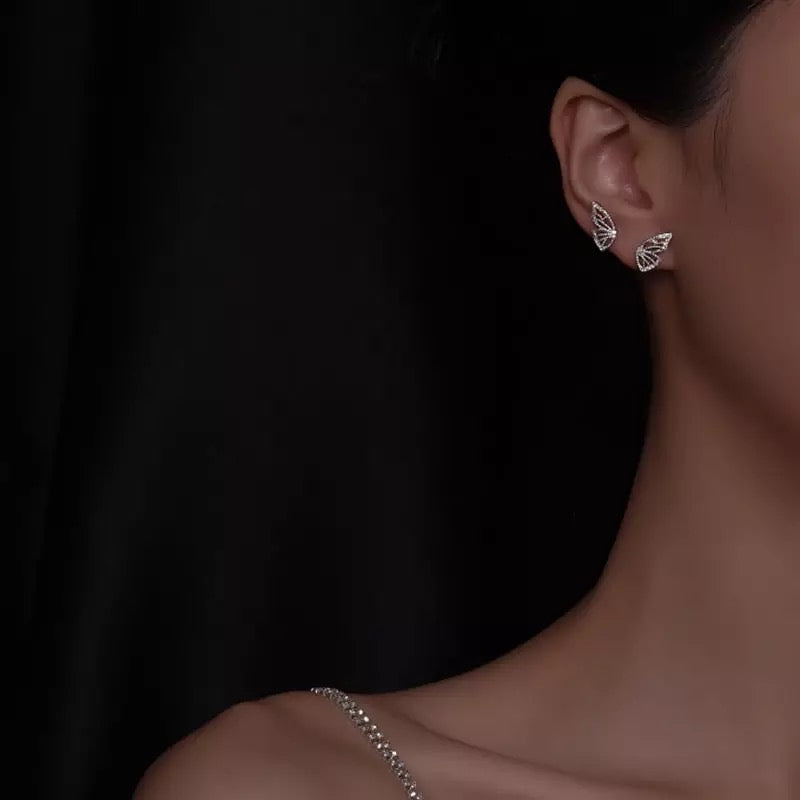 Mini Butterfly Stud Earrings - in 925 Silver too!-Earrings-The Songbird Collection