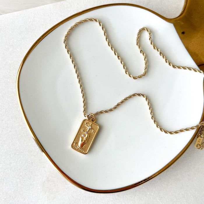 Reach for the Stars Signet Necklace-Necklaces-The Songbird Collection
