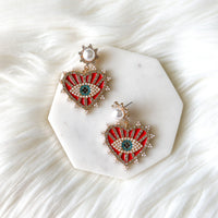 Eye + Heart Earrings-Earrings-The Songbird Collection