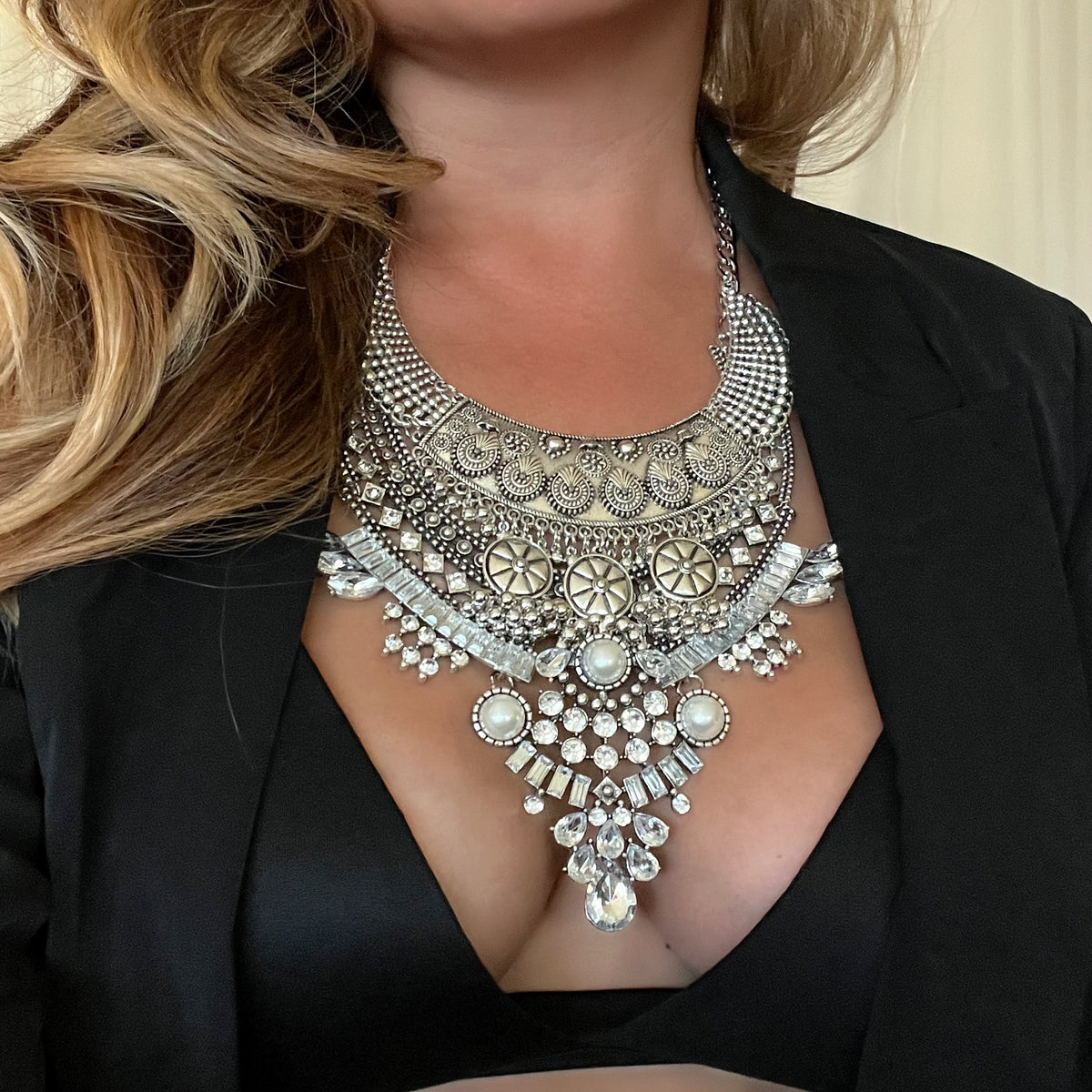 Calypso Maxi Statement Necklace-Necklaces-The Songbird Collection