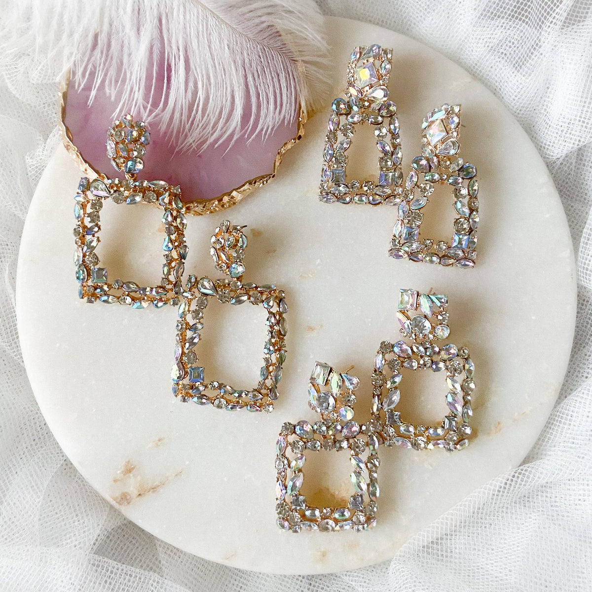 Crysta Brilliance Statement Earrings - 5 Choices! LOW STOCK!! - The Songbird Collection