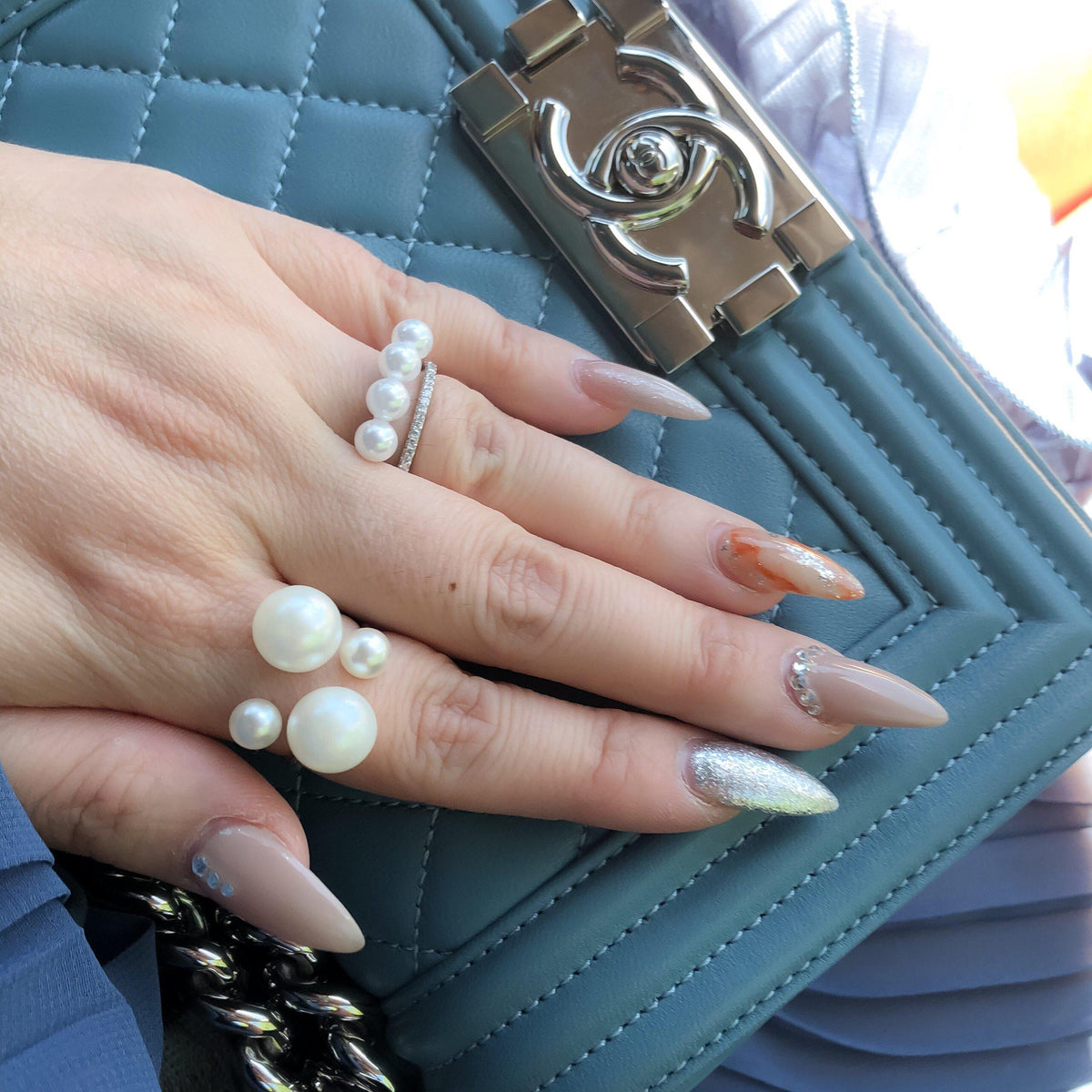 Arista Open Pearl Ring - BOGO FREE! Last Chance!! - The Songbird Collection