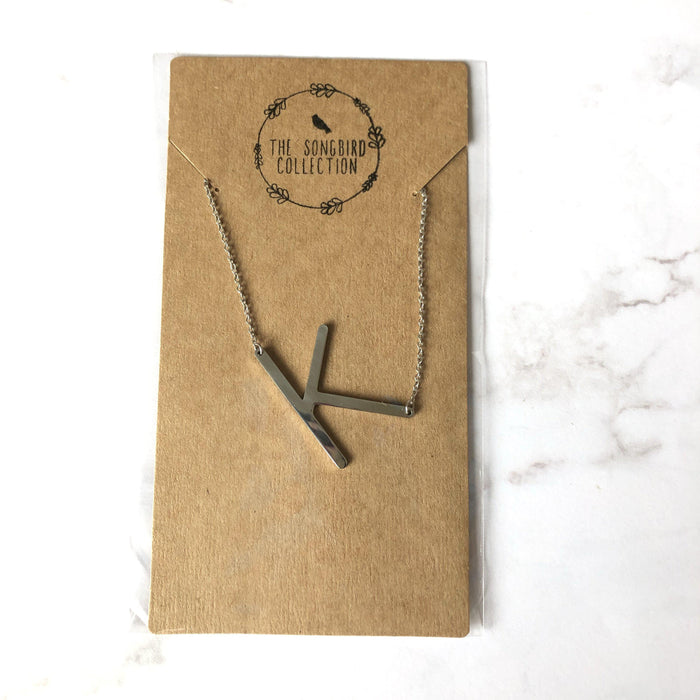 ABCs and XYZs Letter Statement Necklace - Last Chance! LOW STOCK! - The Songbird Collection