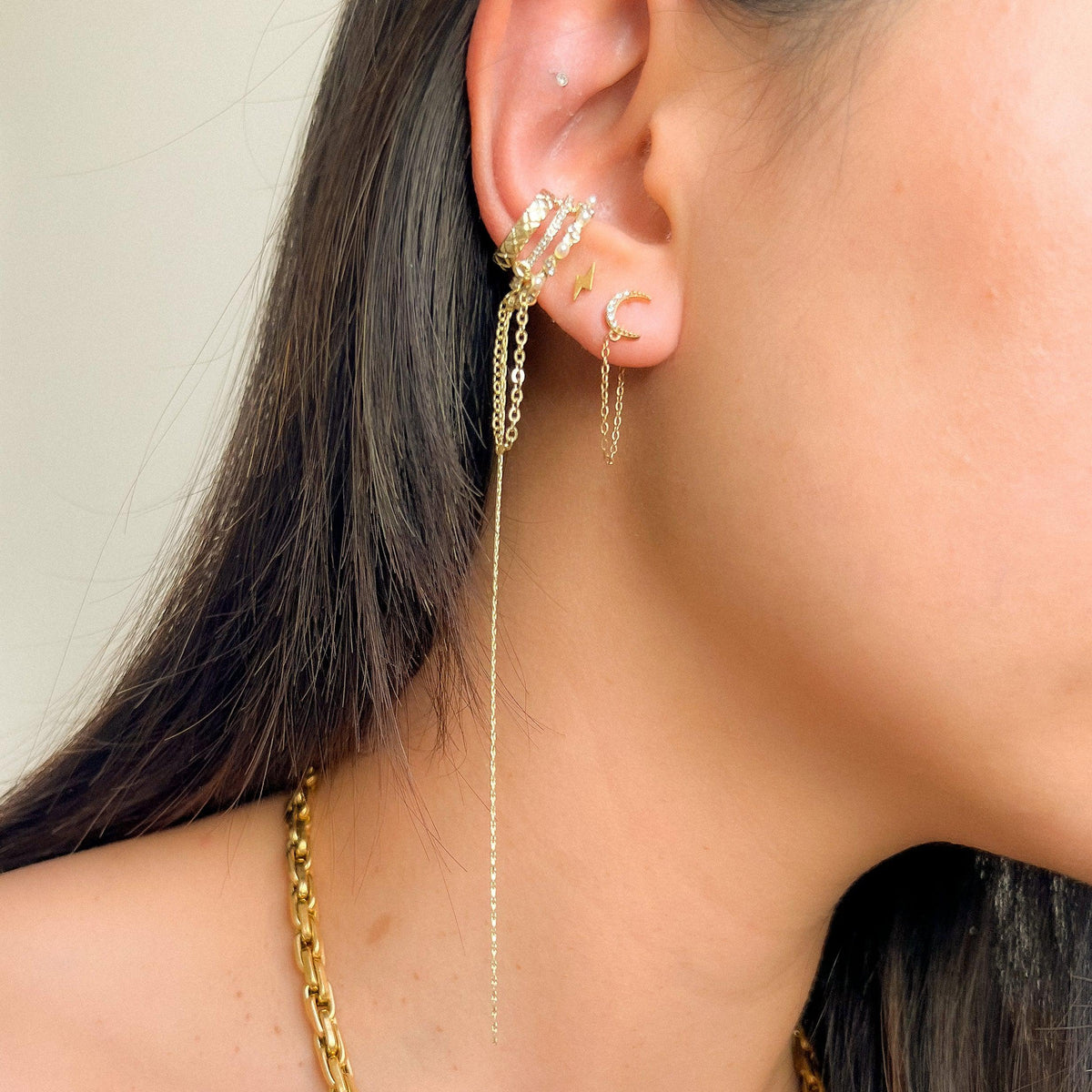 Cara Ear Cuff-Earrings-The Songbird Collection