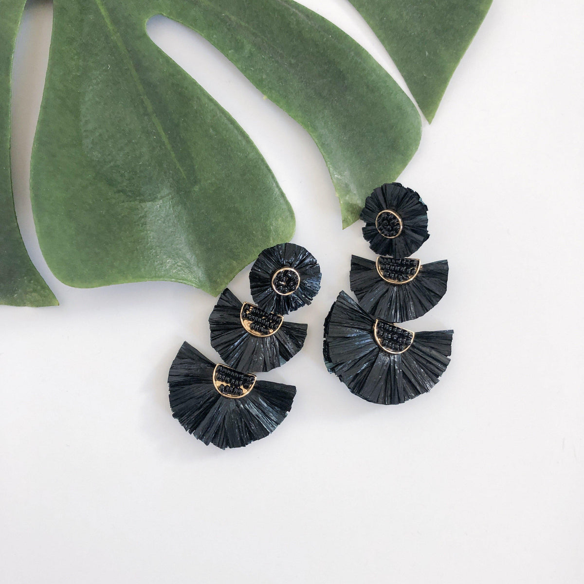 Bellini Raffia Statement Earrings - 10 Colors LOW STOCK! - The Songbird Collection